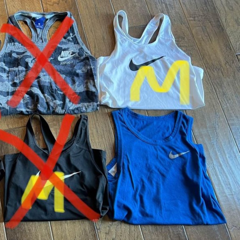 Girls Nike Dri-Fit Tank Tops